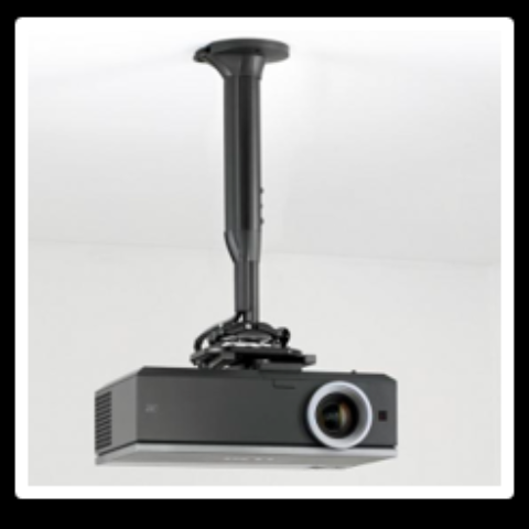 Chief KITMC045080B (schwarz) Projektor Deckenhalt. 45-80 cm